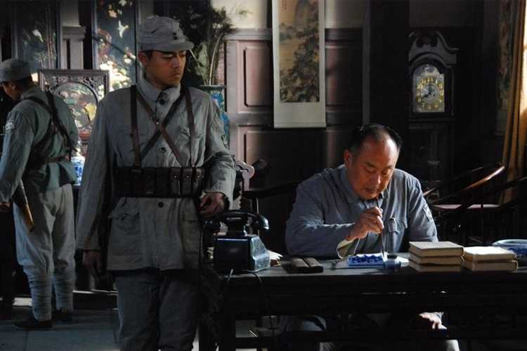 庙镇电影放映《决战黄桥》