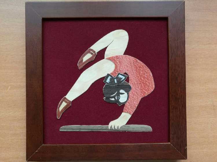 "刨花之美,体育之动"之刨花创意贴画活动