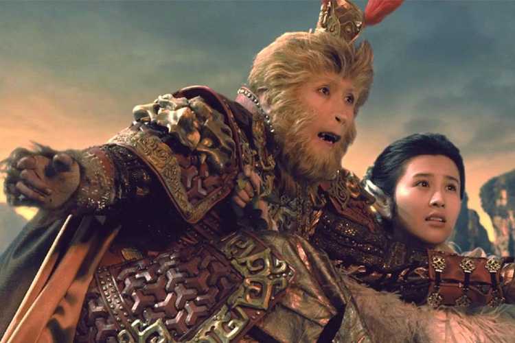 新村电影放映《西游记之大闹天宫》